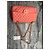Borsa Chanel Classic Flap Medium Corallo in agnello - vista 5