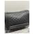 Chanel Borsa Boy Medium Nera Pelle Agnello Nero - vista 4