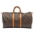 Borsa Boston Louis Vuitton Monogram Keepall 55 Marrone