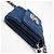 Mini pochette a catena in denim Chanel 19 Blu - vista 7