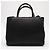 Borsa FENDI Leather Petite 2Jours Nero - vista 2