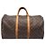 Borsa Boston Louis Vuitton Monogram Keepall 50 Marrone
