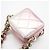 CHANEL Matelassé Punk Cube Chain Mini Shoulder Bag Argento Rosa - vista 2