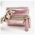 CHANEL Matelassé Punk Cube Chain Mini Shoulder Bag Argento Rosa - vista 5