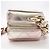 CHANEL Matelassé Punk Cube Chain Mini Shoulder Bag Argento Rosa - vista 6