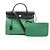 Hermès Borsa 2-Way Hermes Herbag Zip PM Nero Verde