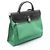 Hermès Borsa 2-Way Hermes Herbag Zip PM Nero Verde - vista 2