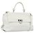 Borsa Salvatore Ferragamo Gancini in pelle 2way Oro Bianco Auth ka5027