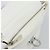 Borsa Salvatore Ferragamo Gancini in pelle 2way Oro Bianco Auth ka5027 - vista 17