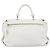 Borsa Salvatore Ferragamo Gancini in pelle 2way Oro Bianco Auth ka5027 - vista 3