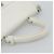 Borsa Salvatore Ferragamo Gancini in pelle 2way Oro Bianco Auth ka5027 - vista 7