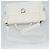 Borsa Salvatore Ferragamo Gancini in pelle 2way Oro Bianco Auth ka5027 - vista 9