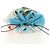 LOEWE Ghibli Kooperation Howl's Moving Castle Pouch Canvas Blau Auth 190232SM - Ansicht 6