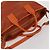 PRADA Handtasche Canvas 2way Orange Gold Auth mr2579V Golden - Ansicht 6