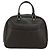 Céline Borsa CELINE Macadam Canvas PVC Pelle Nera Oro Auth 188316V Nero D'oro - vista 2