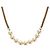 Collana CHANEL Metallo Perla Oro Bianco CC Auth bs35757V D'oro