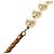 Collana CHANEL Metallo Perla Oro Bianco CC Auth bs35757V D'oro - vista 10