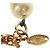 Collana CHANEL Metallo Perla Oro Bianco CC Auth bs35757V D'oro - vista 15