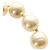 Collana CHANEL Metallo Perla Oro Bianco CC Auth bs35757V D'oro - vista 16