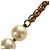 Collana CHANEL Metallo Perla Oro Bianco CC Auth bs35757V D'oro - vista 4