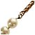 Collana CHANEL Metallo Perla Oro Bianco CC Auth bs35757V D'oro - vista 5