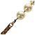 Collana CHANEL Metallo Perla Oro Bianco CC Auth bs35757V D'oro - vista 8