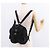 Zaino PRADA Nylon Nero Argento Auth 188482 - vista 28