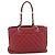CHANEL Matelasse Chain Shoulder Bag Caviar Skin Red Silver CC Auth ka5052A Argento Rosso - vista 3
