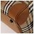 Borsa Boston Burberrys Nova Check in tela Beige Gold Auth 187178A D'oro - vista 12
