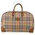 Borsa Boston Burberrys Nova Check in tela Beige Gold Auth 187178A D'oro - vista 2