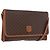 Céline Borsa a Spalla in Tela Macadam CELINE in Pelle PVC Marrone Oro Auth BA13670 D'oro