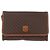 Céline Borsa a Spalla in Tela Macadam CELINE in Pelle PVC Marrone Oro Auth BA13670 D'oro - vista 2