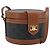 Céline BORSA CELINE Tambour Shoulder Bag in tela Macadam Triomphe PVC Nero Oro Auth 189888SM D'oro