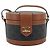 Céline BORSA CELINE Tambour Shoulder Bag in tela Macadam Triomphe PVC Nero Oro Auth 189888SM D'oro - vista 2