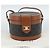 Céline BORSA CELINE Tambour Shoulder Bag in tela Macadam Triomphe PVC Nero Oro Auth 189888SM D'oro - vista 22