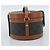 Céline BORSA CELINE Tambour Shoulder Bag in tela Macadam Triomphe PVC Nero Oro Auth 189888SM D'oro - vista 4