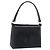 Borsa GUCCI in pelle nera e oro Auth ka5042 Nero D'oro