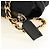 Borsa Tote con Catena PRADA Nylon Nero Oro Auth am12036V D'oro - vista 16