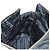 Borsa Tote con Catena PRADA Nylon Nero Oro Auth am12036V D'oro - vista 19
