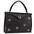 Borsa BALLY in pelle nera e oro Auth 189200 Nero D'oro