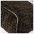 Borsa a Mano FENDI Zucca Canvas Nero Marrone Auth 189369 - vista 13