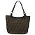 Borsa Tote FENDI Zucca Canvas Nero Marrone Auth BA13729V - vista 3