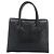 Borsa CHANEL in pelle di agnello nera con CC dorato Autentica bs35740 Nero D'oro - vista 2