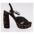 Décolleté Miu Miu in velluto bordeaux Auth BA13689M Bordò - vista 21
