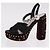 Décolleté Miu Miu in velluto bordeaux Auth BA13689M Bordò - vista 22