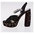 Décolleté Miu Miu in velluto bordeaux Auth BA13689M Bordò - vista 5
