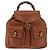 Zaino GUCCI Bamboo in pelle marrone oro 003 58 0016 Auth bs35671 D'oro - vista 2