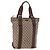 Borsa Tote GUCCI GG Supreme Web Sherry Line Beige Argento 131186 Auth BA13747A