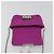 Borsa a tracolla Christian Dior Chain Cannage in pelle di agnello viola Auth 189118A Argento Porpora - vista 15