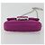Borsa a tracolla Christian Dior Chain Cannage in pelle di agnello viola Auth 189118A Argento Porpora - vista 9